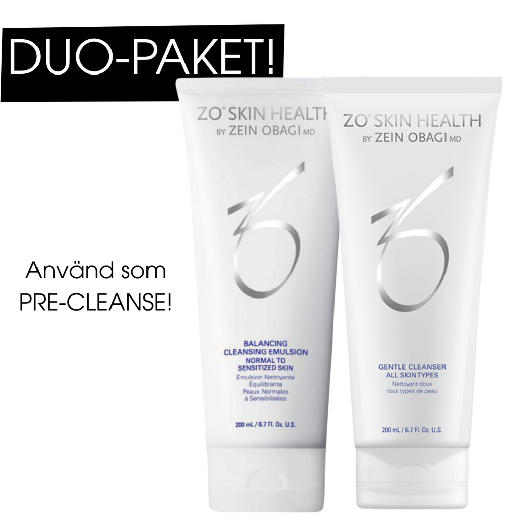 ZO DUO: BALANCING CLEANSER+GENTLE CLEANSER FULL-SIZE!