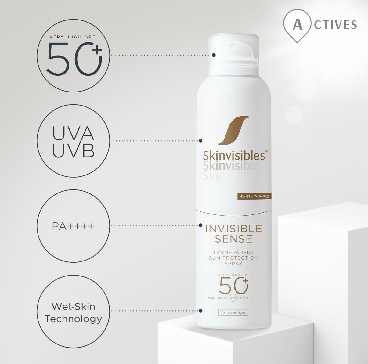 Skinvisibles INVISIBLE SENSE SPF50+ (spray)